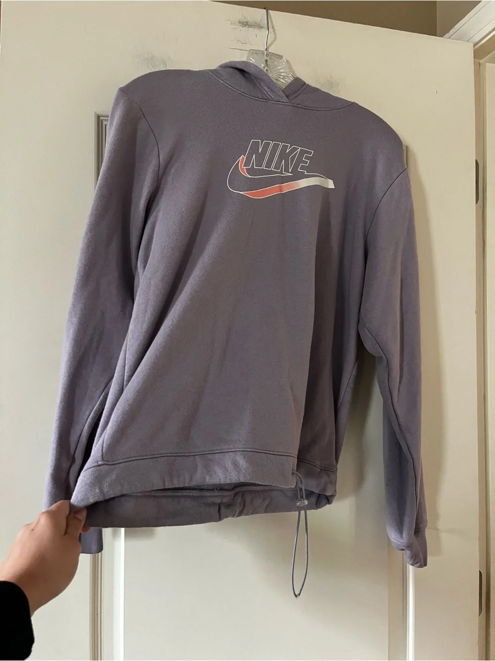 Nike Lavender Pullover Hoodie Lightweight Good Condition Size XS